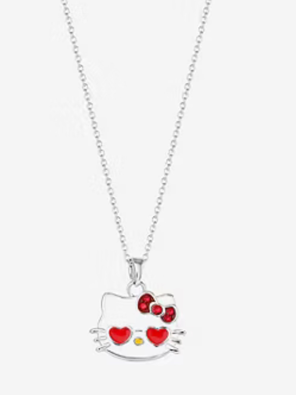 Sanrio | Hello Kitty Red Crystal Bow Heart Sunglasses Pendant Necklace